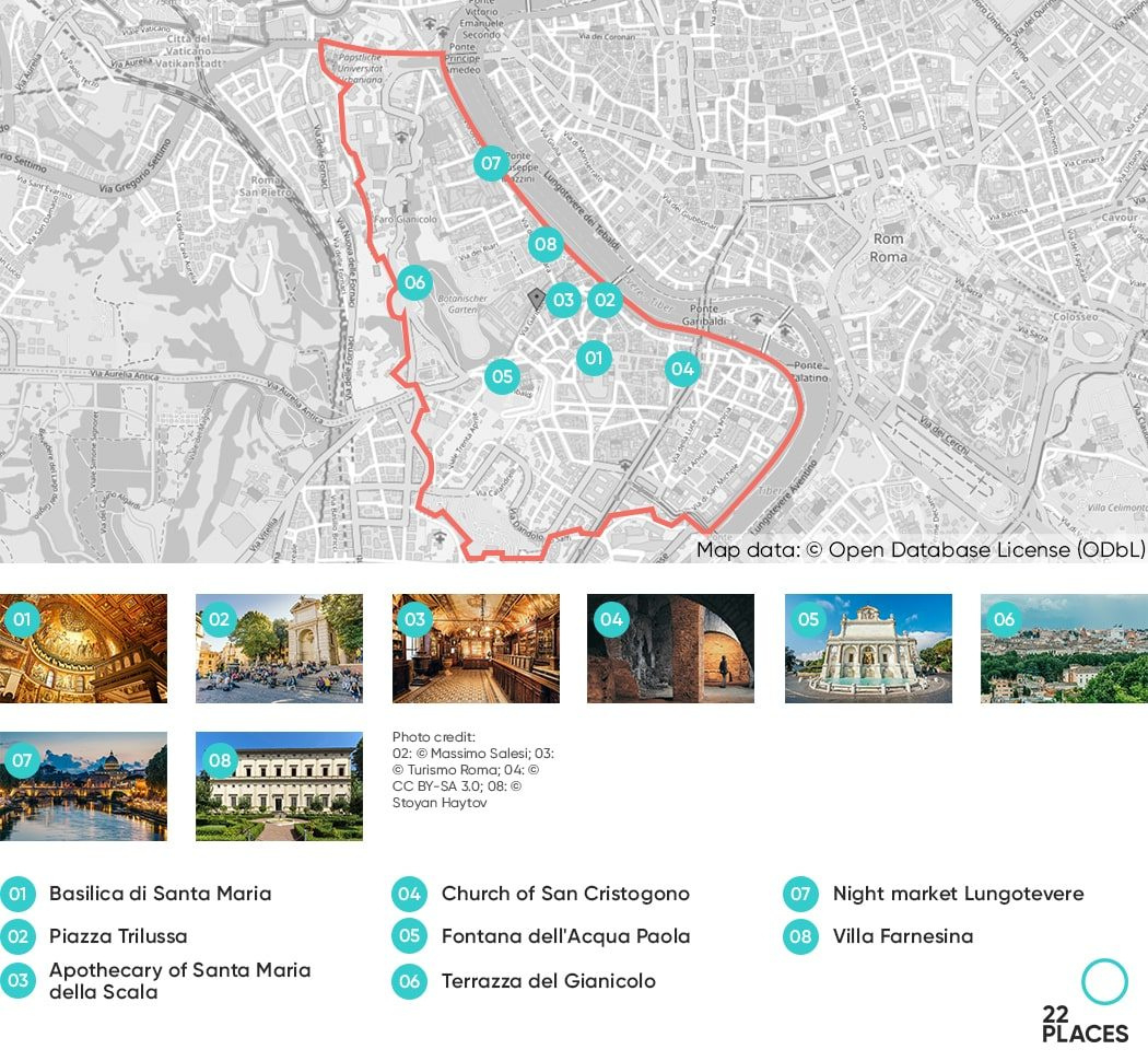 Trastevere: Our Tips For The Best Neighborhood In Rome with Map Of Trastevere Rome Italy