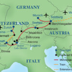 Treasures Of The Alps | Swiss Trains And Italian Lake District Inside Map Of Switzerland And Italy