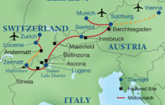 Treasures Of The Alps | Swiss Trains And Italian Lake District inside Map Of Switzerland And Italy