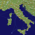 Turin Rail Maps And Stations From European Rail Guide Inside Turin On Map Of Italy