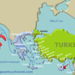 Turkey Ferry Map   Map Of Turkey Ferry (Western Asia   Asia) In Map Of Turkey And Greece And Italy