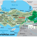 Turkey Maps & Facts   World Atlas Regarding Map Of Turkey Asia And Europe