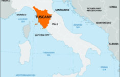 Tuscany | Italy, History, Population, Map, &amp; Facts | Britannica for Map of Tuscany Italy Region