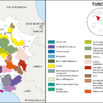 Tuscany Map Of Vineyards Wine Regions Intended For Map Of Tuscany Italy Wine Regions