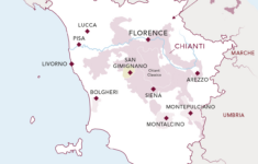 Tuscany Wine Map – Wine Regions & Vineyards In Tuscany Italy with regard to Map of Tuscany Region Italy