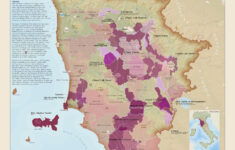 Tuscany Winery Map – Print – Print inside Map of Tuscany Region In Italy
