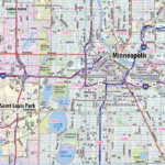 Twin Cities Metro Area Laminated Wall Map | Topographics Throughout Printable Map Of Twin Cities Metro Area