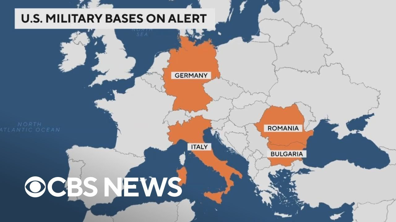 U.s. Military Bases In Europe On Heightened Alert. Here&amp;#039;S What To Know. with Map Of Us Military Bases In Italy