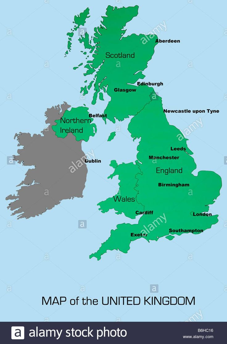 Uk Map Outline Showing England Scotland Wales And Northern Ireland inside Map of Northern Ireland and Scotland