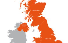 Uk Outline Map - Royalty Free Editable Vector Map - Maproom inside Outline Map Of England And Scotland