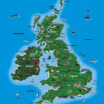 Uk Tourist Map   Ontheworldmap With Regard To Tourist Map Of Scotland And England