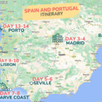 Ultimate Spain And Portugal Itinerary: 14 Days & 7 Cities In Map Of Spain And Portugal Algarve