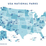 Ultimate Us National Parks List For 2025 (+ Printable Checklist) Intended For Printable Map Of Us National Parks