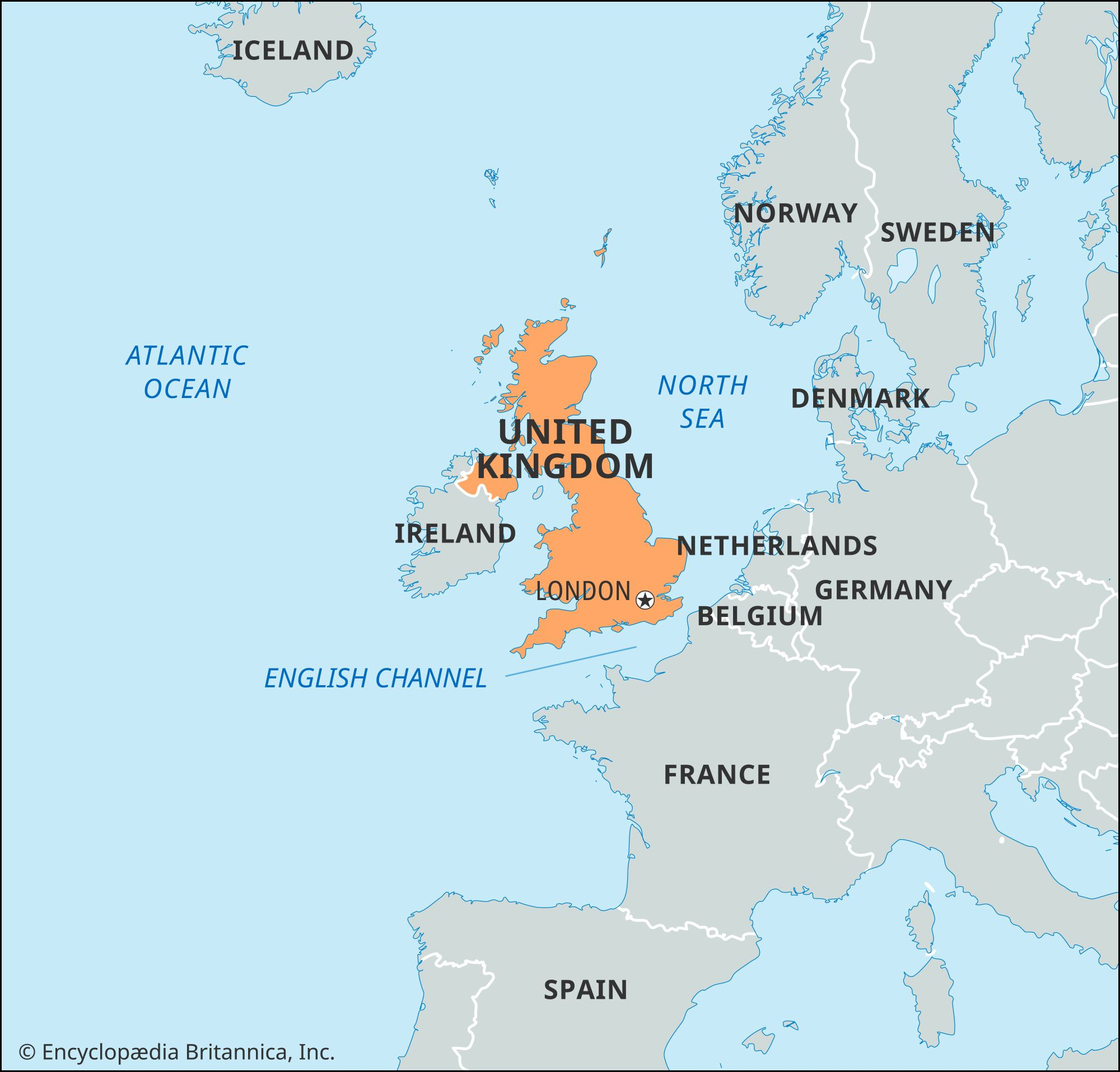 United Kingdom | History, Population, Map, Flag, Capital, &amp;amp; Facts in Map Of England Ireland Scotland Wales And France