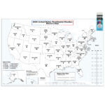 United States 2024 Electoral College Tracker Wall Mapmapshop In Free Printable Electoral College Map 2025