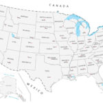 United States Map With Capitals   Gis Geography In Free Printable Map Of The United States With Capitals