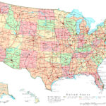 United States Printable Map Inside Printable United States Map With Cities