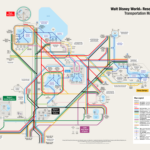 Unofficial Walt Disney World Resort® Transportation Map Intended For Walt Disney World Resort Map Printable