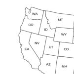 Us Map With State Names | Printable | Contiguous Usa + Alaska With Us Map With State Names Printable