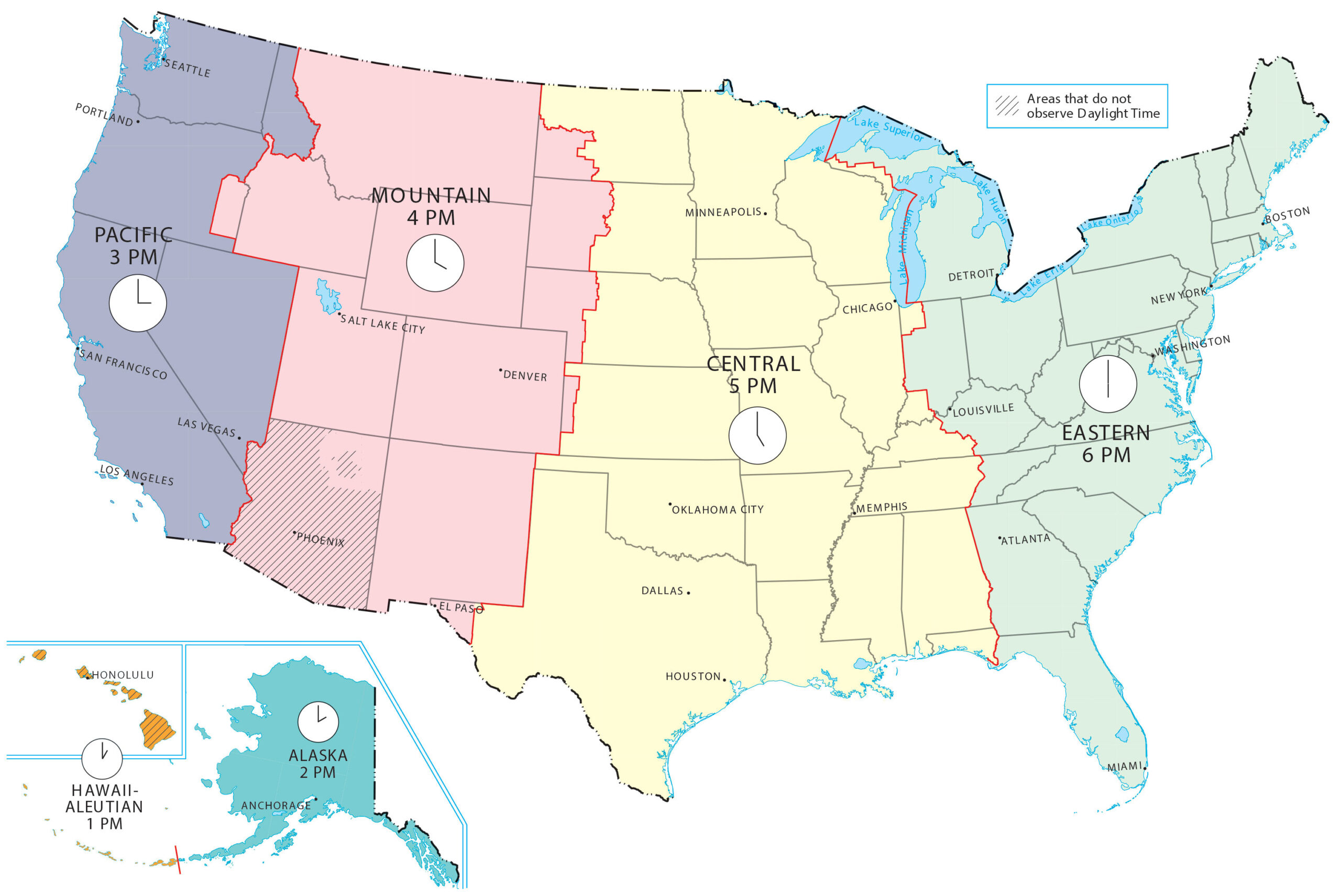 Us Time Zone Map - Gis Geography for Free Printable Time Zone Map USA