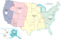 Us Time Zone Map - Gis Geography for Printable Time Zone Map United States