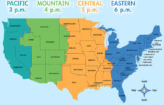 Us Time Zone Map – Guide Of The World within United States Time Zone Map Printable