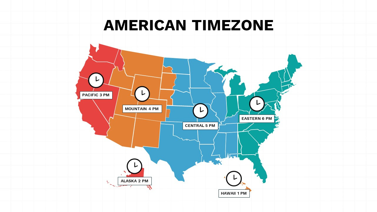 Us Time Zone Map Template | Find United States City Current Time within Printable Map Of United States Time Zones