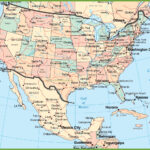 Usa And Mexico Map   Ontheworldmap Throughout Printable Map Of USA And Mexico