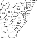 Usa Map Printable Map Of The United States Usa | 50 States Map Of For Printable Map Of East Coast States