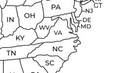 Usa Map Printable Map Of The United States Usa | 50 States Map Of for Printable Map Of East Coast States