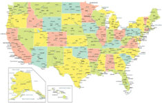 Usa Map With States And Cities - Gis Geography pertaining to Printable USA Map with States and Cities