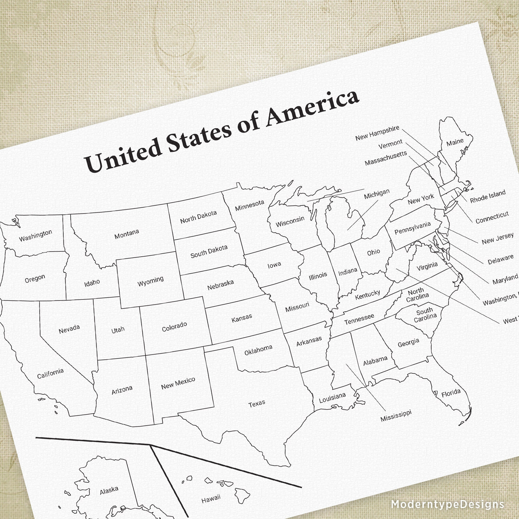 Usa Printable Map, United States Of America Drawing, Cha Ching inside 8 1/2 X 11 Printable Map Of United States