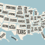 Usa United States Map States With State Names Decorative Travel Regarding Printable United States Map With State Names