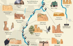 Utah Mighty 5 Maps - 5 Maps With Points Of Interest within Printable Map of Utah National Parks
