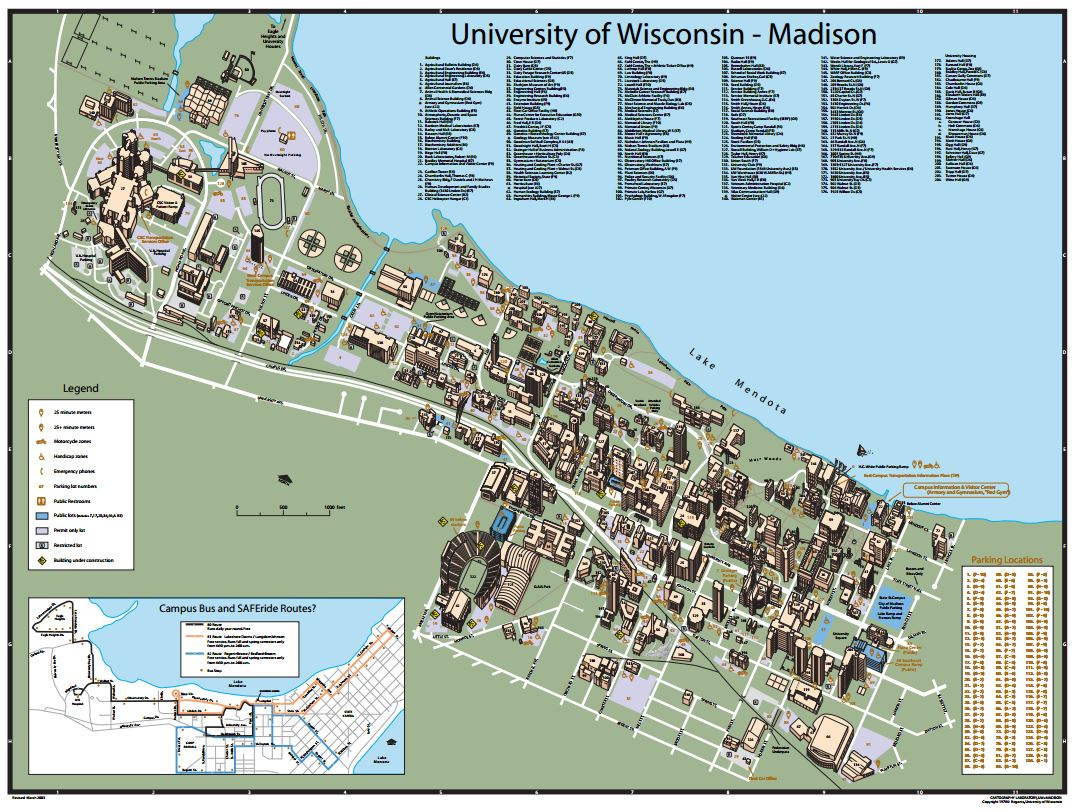 Uw Madison Map | Normandy Apartments within Uw Madison Campus Map Printable