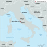 Vatican City | History, Map, Flag, Location, Population, & Facts In Map Of Italy Vatican City