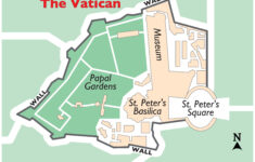 Vatican Maps &amp; Facts - World Atlas inside Vatican City Map of Italy