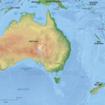 Vector Map Australia   New Zealand Relief | One Stop Map Within Free Printable Map Of Australia And New Zealand