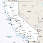 Vector Map Of California Political | One Stop Map Intended For Printable Map Of California With Cities