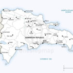 Vector Map Of Dominican Republic Political | One Stop Map Pertaining To Free Printable Map Of Dominican Republic