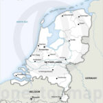 Vector Map Of Netherlands Political | One Stop Map Intended For Free Printable Map Of The Netherlands