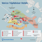 Venice Hotel Map Intended For Map Of Hotels In Venice Italy