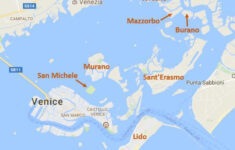 Venice Islands Map - Islands Of Venice Map (Italy) pertaining to Map Of Venice Italy Islands