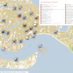 Venice Printable Tourist Map | Tripomatic Within Walking Map Of Venice Italy