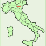 Verona Location On The Italy Map   Ontheworldmap Regarding Verona On A Map Of Italy