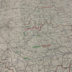 Vintage Townland Ordnance Survey Map Of Omagh   On The Square Emporium With Map Of Omagh Northern Ireland