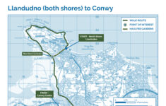 Wales Coast Path / Llandudno To Conwy intended for Llandudno Street Map Printable