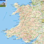 Wales Offline Map, Including Anglesey, Snowdonia, Pembrokeshire Throughout Llandudno Street Map Printable
