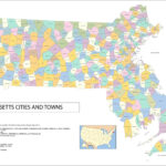 Wall Art Impressions: Map Of Massachusetts Cities, Towns And Within Printable Map Of Massachusetts Cities And Towns