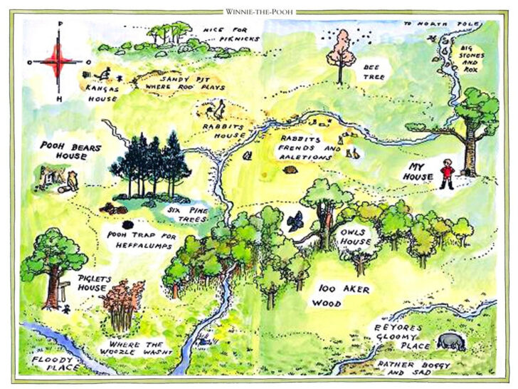 Hundred Acre Wood Map Free Printable
